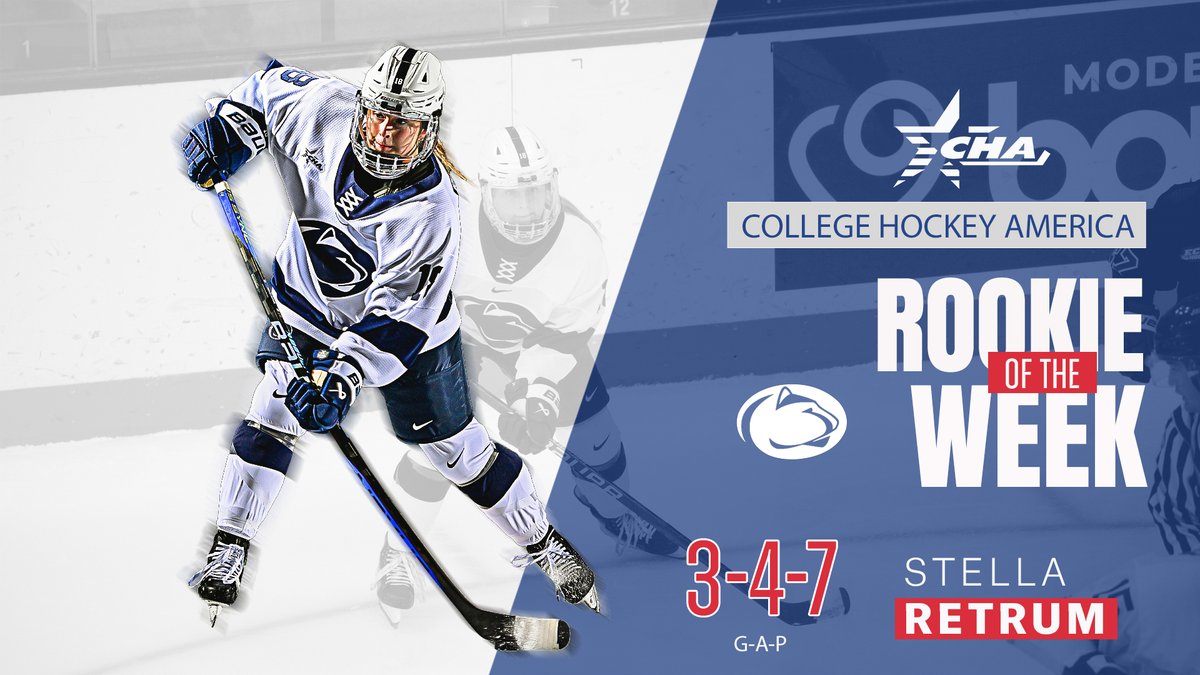 CHAWomensHockey's tweet photo. Rookie of the Week⤵️

https://t.co/bohC88dBOj https://t.co/FhYeBlIqGF