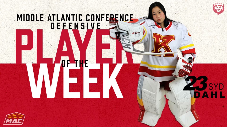 WIH | ANOTHER FOR DAHL!

Congratulations to <a href="/kingswhockey/">King's College Women’s Hockey</a> Syd Dahl on earning MAC Defensive Player of the Week! This is her first MAC weekly honor roll recognition after she earned the team’s first UCHC weekly award last week.

#MonarchNation // #EarnTheCrown