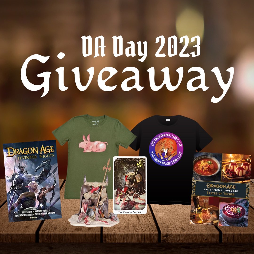Our Dragon Age Day giveaway is coming up in just ONE WEEK! We’re giving away over $200 worth of merch via 5 total giveaways. You can participate here, on threads, discord, our website, and more! Check out the rules for more information.
