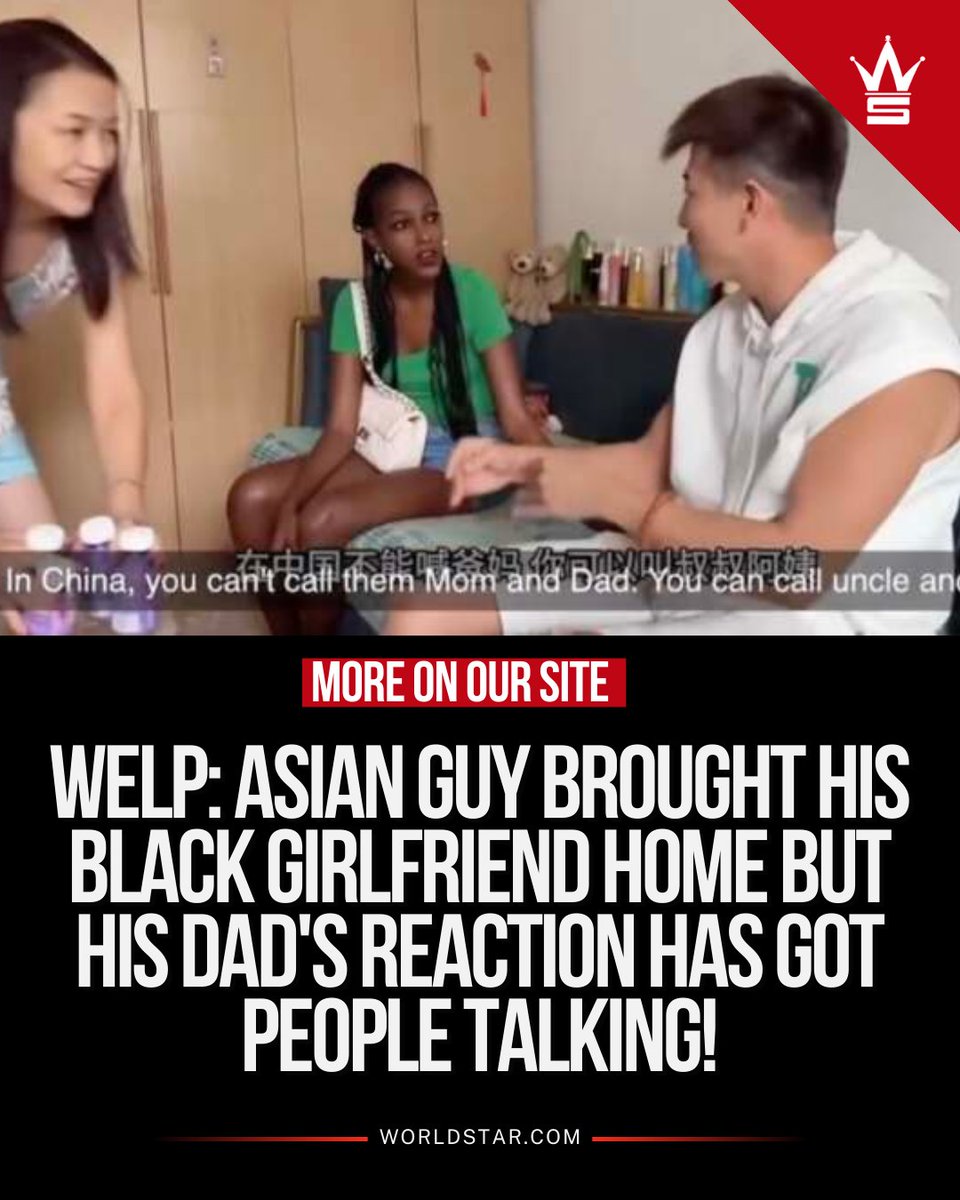 Welp: Asian Guy Brought His Black Girlfriend Home But His Dad's Reaction Has Got People Talking! bit.ly/3sOQ5VB