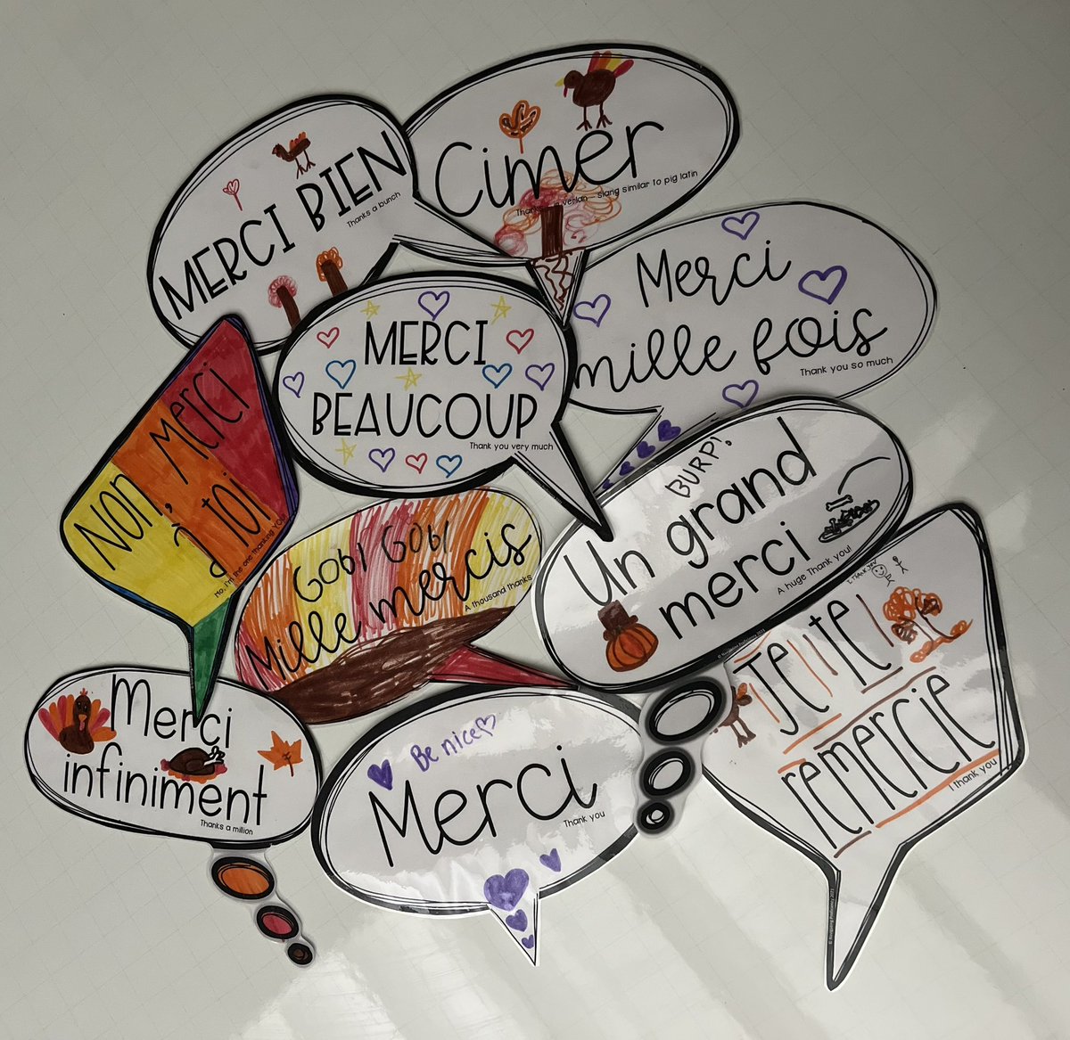 DDMMSWorldLang's tweet photo. Thankful season isn’t over, right? French dragons learned and shared 10 ways to say “merci”. Check it out. https://t.co/kBj106jYEh