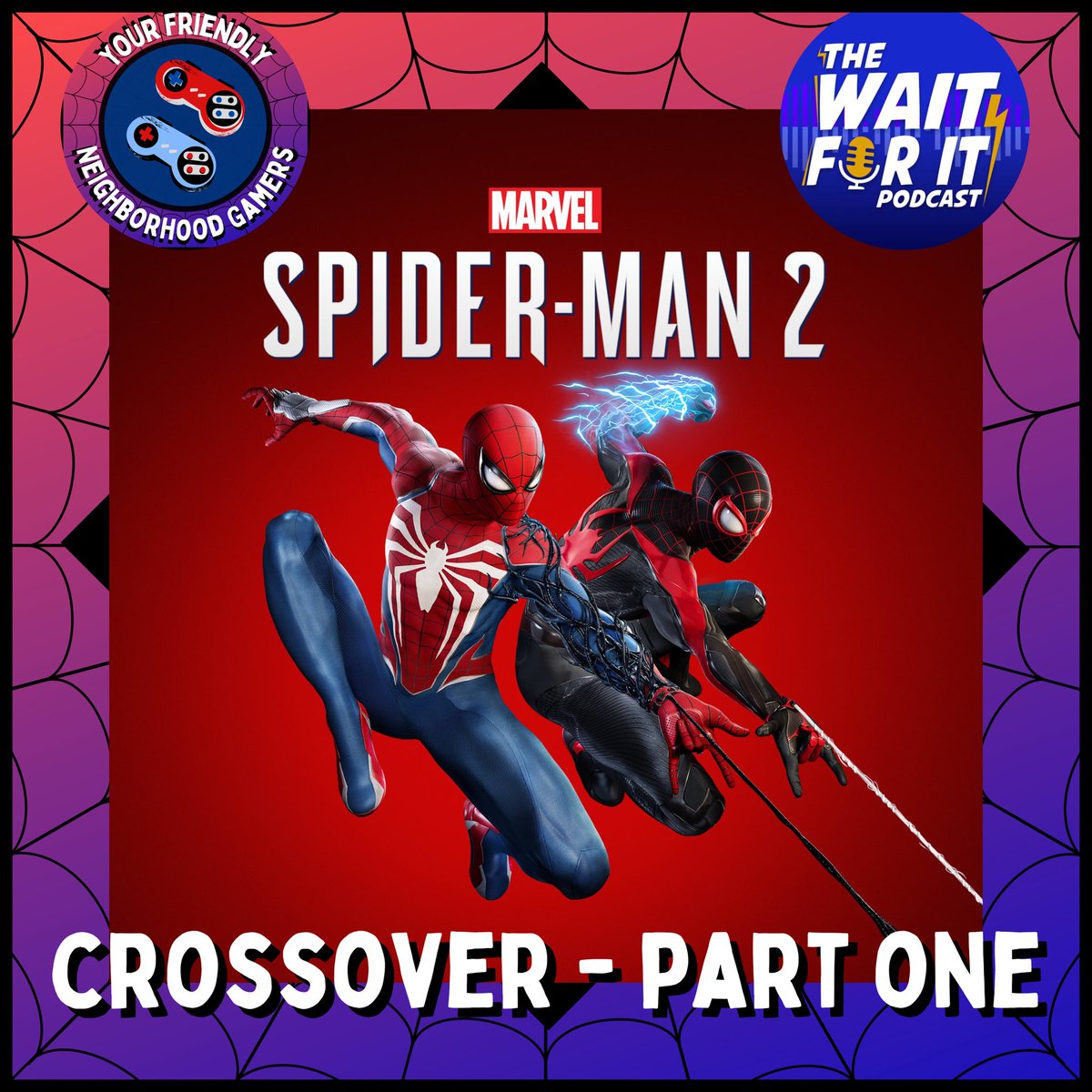 F_N_Gamerz's tweet photo. Out today! Part one of the two part Spider-Man 2 crossover with the @WaitForItPod where we talk about the game entirely free of spoilers! Look for part two later this week on the Wait For It feed! https://t.co/t0sQAt1xM3