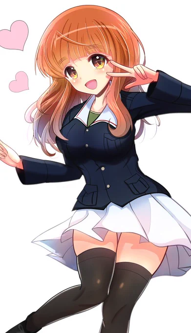 2人とも早く新しいニーハイ構図を描かねば...あと大野ちゃんも!(`・ω・') #いいニーハイの日 