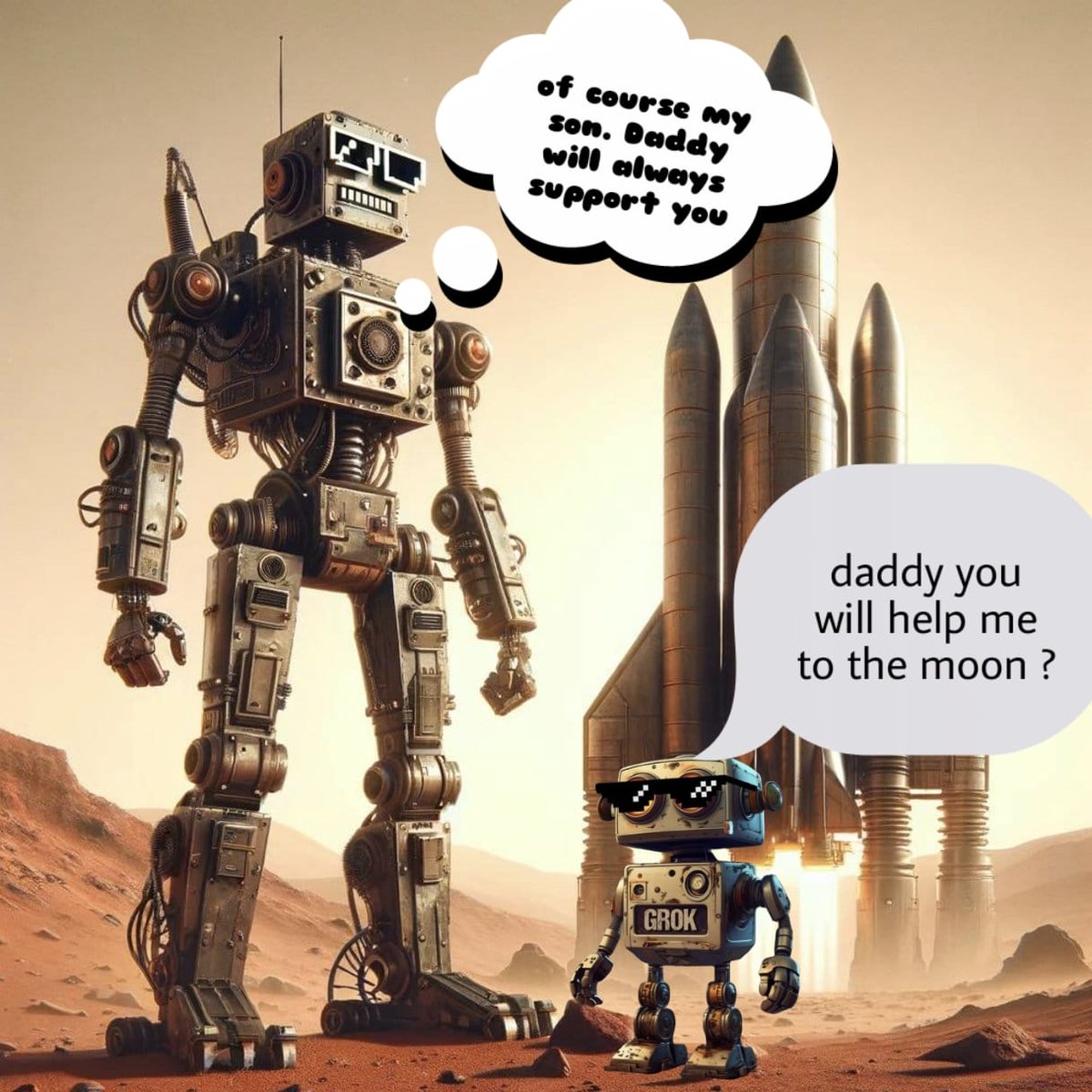 #BABYGROK is a movement. Time for those who missed $GROK to have another FAIR chance at generational wealth.🤖🔥🚀

#BABYGROK #GROK #ETH #ELONMUSK #AI