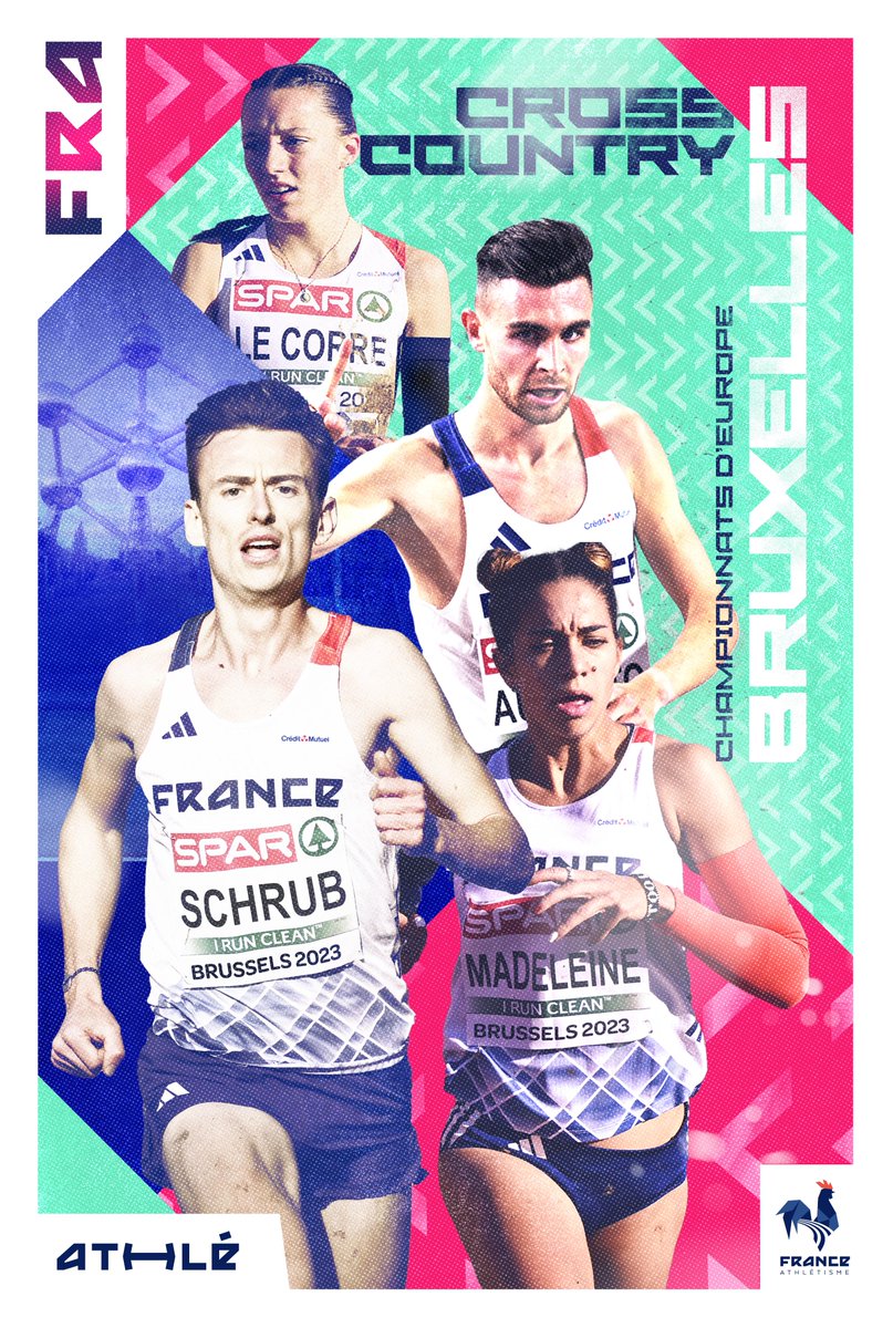 FFAthletisme's tweet photo. 🇫🇷 Découvrez la sélection française pour les 𝗖𝗵𝗮𝗺𝗽𝗶𝗼𝗻𝗻𝗮𝘁𝘀 𝗱'𝗘𝘂𝗿𝗼𝗽𝗲 𝗱𝗲 𝗖𝗿𝗼𝘀𝘀-𝗰𝗼𝘂𝗻𝘁𝗿𝘆, qui auront lieu à #Brussels2023 (Belgique) le dimanche 10 décembre 2023.

👉 https://t.co/yHiovb0DJu https://t.co/oCS77bVLlX