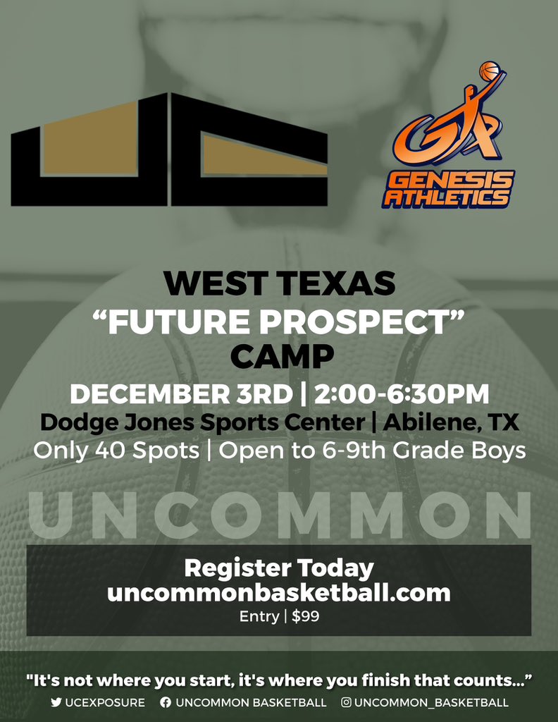 UC_Exposure's tweet photo. Great Kickoff to Camps Yesterday in Austin!  Learn the skill set &amp; mindset it takes to take your Game to the next level. Partnering up w/ @OsborneBrandon makes this a can't miss Event for "Future Prospects" in West TX #StartEarly #GrowYourGame #StandOutToCoaches
@GenesisAthletic https://t.co/w2jRzjdHYs