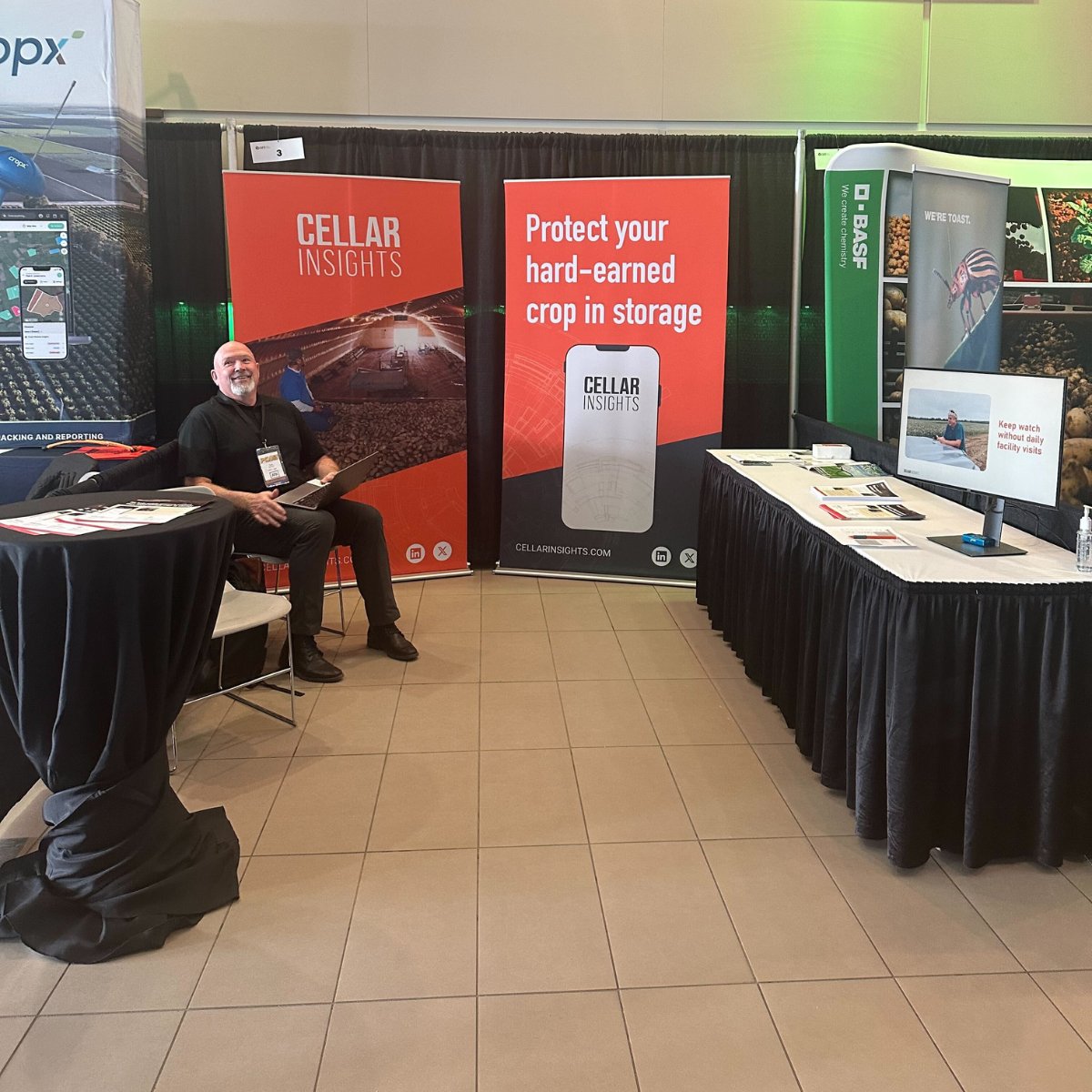 Cellar Insights (@cellar_insights) on Twitter photo Our team joined the <a href="/AlbertaPotatoes/">Potato Growers of Alberta</a> 2023 Conference & Tradeshow last week in Calgary. Grateful to connect with #potatogrowers and processors, gaining insights into their #storage facilities and risk management strategies. #2023PGAAGM Our team joined the <a href="/AlbertaPotatoes/">Potato Growers of Alberta</a> 2023 Conference & Tradeshow last week in Calgary. Grateful to connect with #potatogrowers and processors, gaining insights into their #storage facilities and risk management strategies. #2023PGAAGM