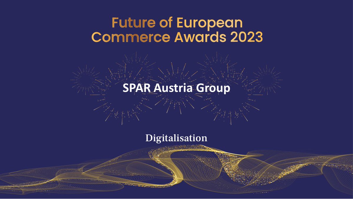 EuroCommerce's tweet photo. 🏆 Great news! @SPARoesterreich WINS digitalisation at the Future of European Commerce Awards 2023! 🌐✨ Their AI-powered "Fruit and Vegetables 3 Days Fresher" project reduced food waste by 90%, transforming retail and wholesale. 🚀🍏 #FutureOfCommerce #DigitalisationWinner https://t.co/9cfR6f4mna