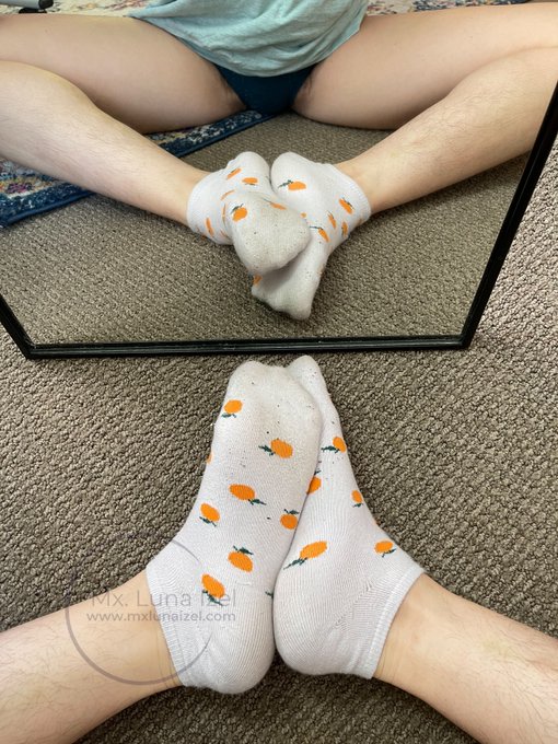 I've been wearing these for almost a week. They smell like me! Sweet, intoxicating and strong. They'll