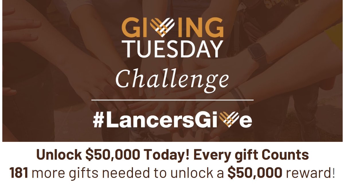annahq's tweet photo. GoLancers! Let's make this happen.  We can do this. https://t.co/MQHtWvfq1C
