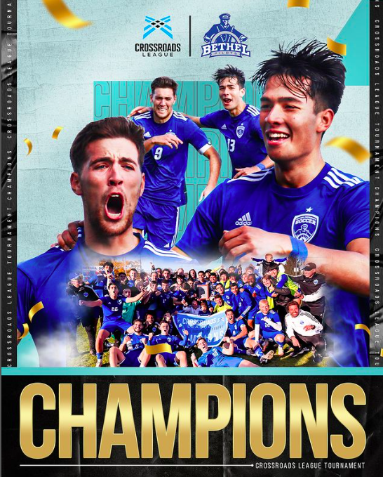 dmbsports_'s tweet photo. "¡CAMPEONES CON BETHEL! 🏆 
@pierosabroso y @diego.arrieta15 ganaron la Crossleague League Tournament 2023. Felices de ver a los chicos lograr objetivos y aprovechar al máximo esta experiencia. Gracias al título, Bethel clasificó al NAIA National Tournament. https://t.co/IjLV79PUTd