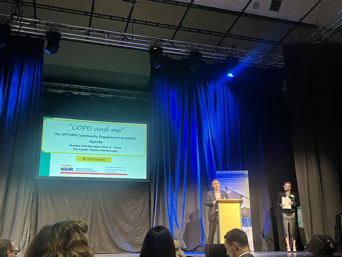 Wonderful to be at the UPTURN Community Engagement Assembly tonight! Hearing about their new project to increase the uptake of #pulmonaryrehabilitation and reduce #healthinequalities in access.

#COPDandME #NIHR