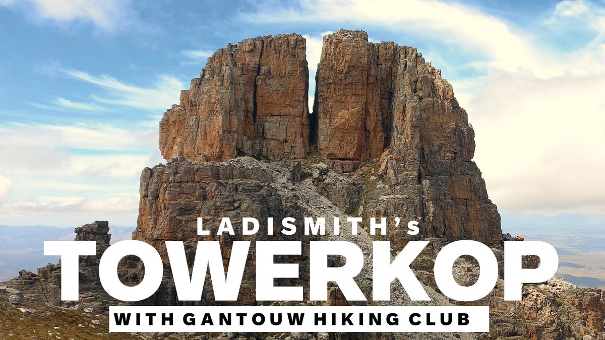 Towerkop mountain outside Ladismith on a 4-day hike with the Gantouw Hiking Club youtu.be/0J2N42uLkPk?si…