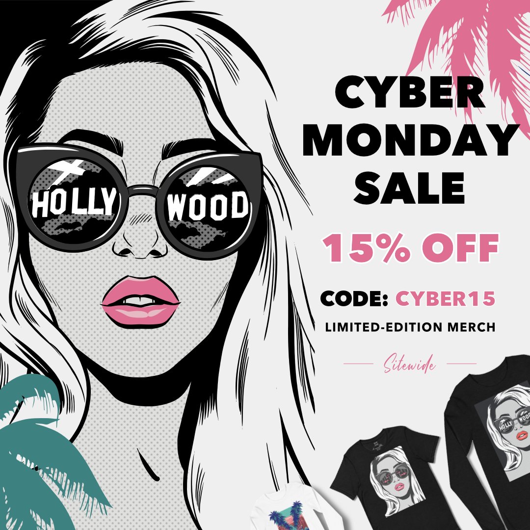 HollywoodArea's tweet photo. Happy Cyber Monday! Head over to https://t.co/xSILLJyOre to shop our limited-edition Hollywood Sign Centennial and Walk of Fame merch at our official!  

#blackfridaysale #blackfriday #hollywoodsignshop #hollywoodmerch #onch #tokidoki #sugarfina https://t.co/IViXR03MxJ