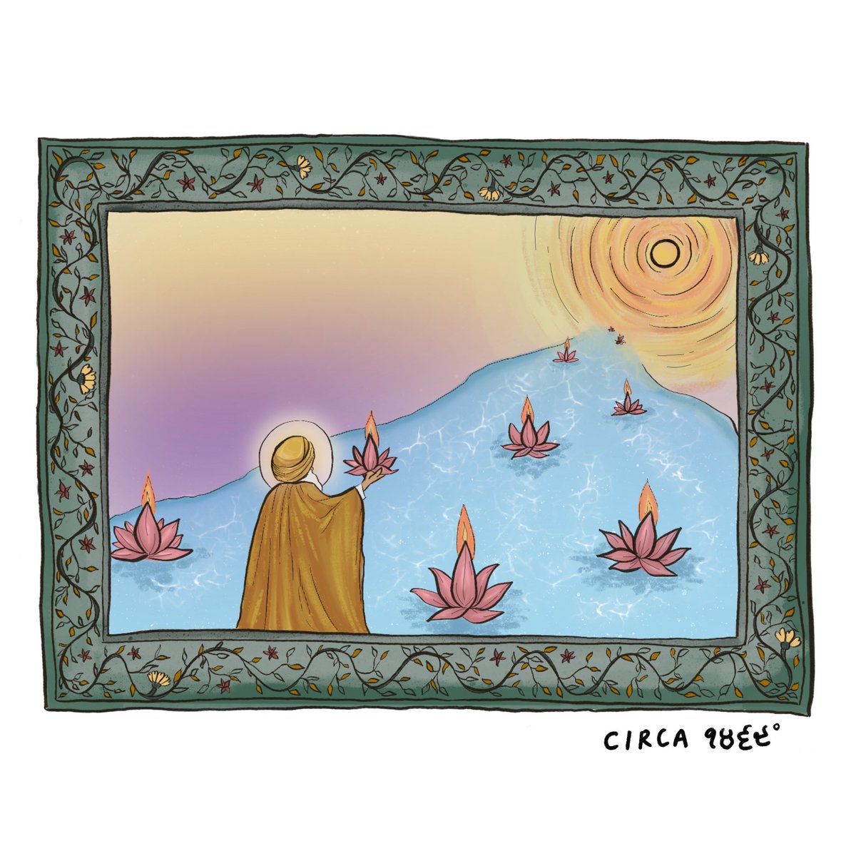 ਲਾਦਿ ਖਜਾਨਾ ਗੁਰਿ ਨਾਨਕ ਕਉ ਦੀਆ ਇਹੁ ਮਨੁ ਹਰਿ ਰੰਗਿ ਰੰਗੇ ॥੪॥੨॥੩॥