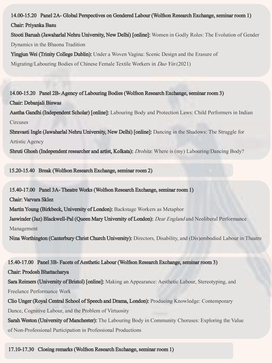 (Dis)embodied Labour Conference tweet media