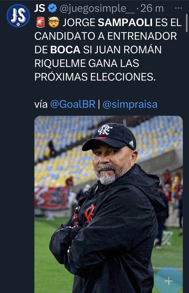 Tiran lo de Bianchi para bajarle el precio a un respaldo público a Román, que se rumorea está al caer (apoyo “por interés”)

Tiran la de Sampaoli como “campaña de miedo” (el pelado tiene menos quórum que el Profesor Habegger)

Esta semana veremos demasiadas operetas anti Román…