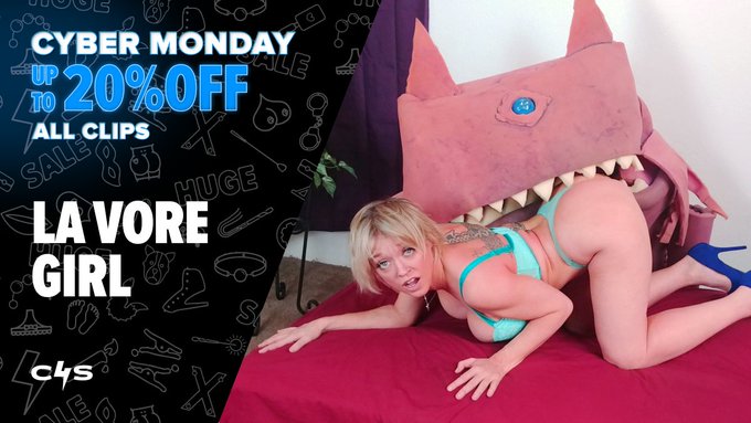 Enter the exhilarating world of Vore with @lavoregirl on Clips4Sale!  Let the feast begin this Cyber<a class="tags" target="_blank" title="On Twitter" href="/?out=eyJ0eXAiOiJKV1QiLCJhbGciOiJIUzUxMiJ9.eyJpYXQiOjE3MjUwMzEwODEsImlzcyI6InR3cG9ybnN0YXJzLmNvbSIsIm5iZiI6MTcyNTAzMTA4MSwiZXhwIjoxNzU2NTY3MDgxLCJyZWRpcmVjdF91cmwiOiJodHRwczovL3R3aXR0ZXIuY29tL2xhdm9yZWdpcmwifQ.pWYyYX_hYITSSE4-sjazo-4PqBJ8UUT3uW7Z131qWWNoArHtsBQxQMKtJAcvDyu7U24O4rF3jSvsq0vTVsPl7w">@lavoregirl</a>