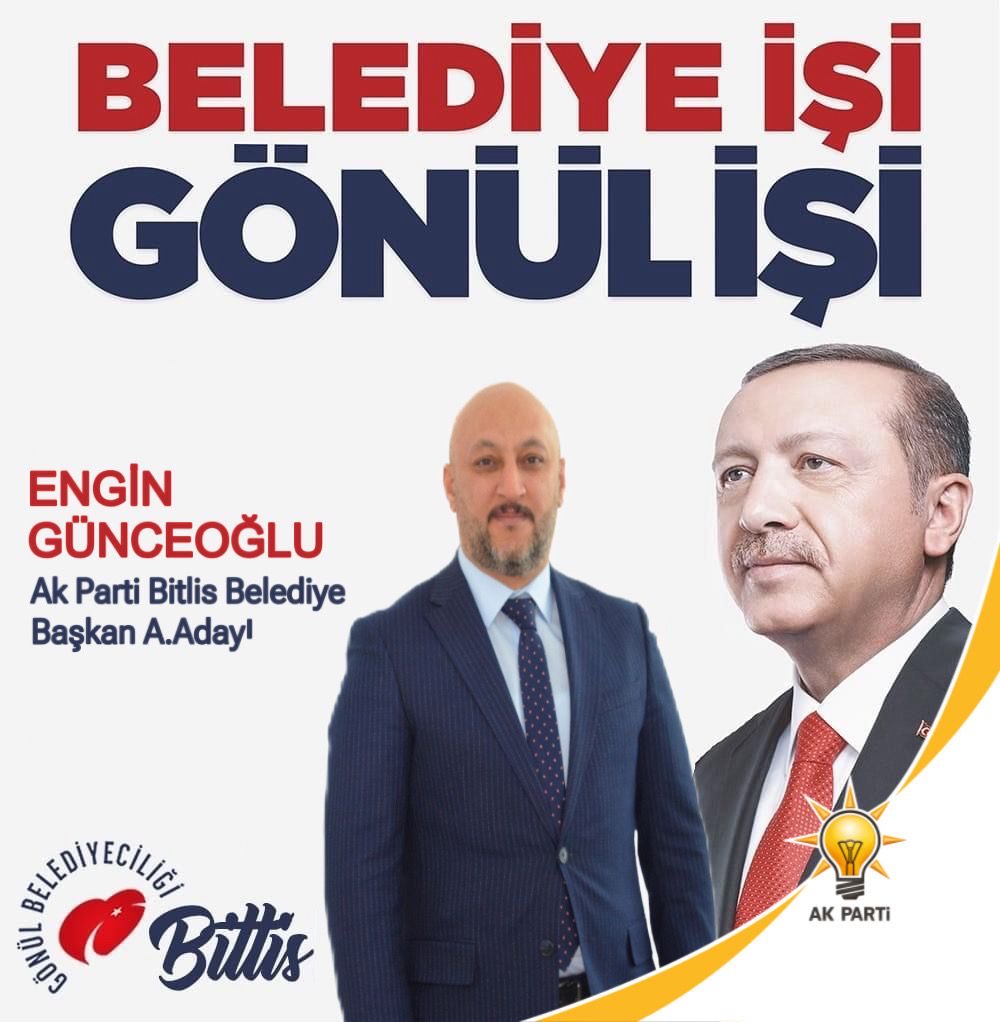 ferdiguneri's tweet photo. Bizler tevazu, samimiyet, gayretle Memleket işi, Gönül işi.. 

Ak Parti Bitlis Belediye Başkan A.Adayı  Engin Günceoğlu. 
@vedatdemiroz @avkadirkstekci @T_Bedirhanoglu https://t.co/k2kVfmVKzF
