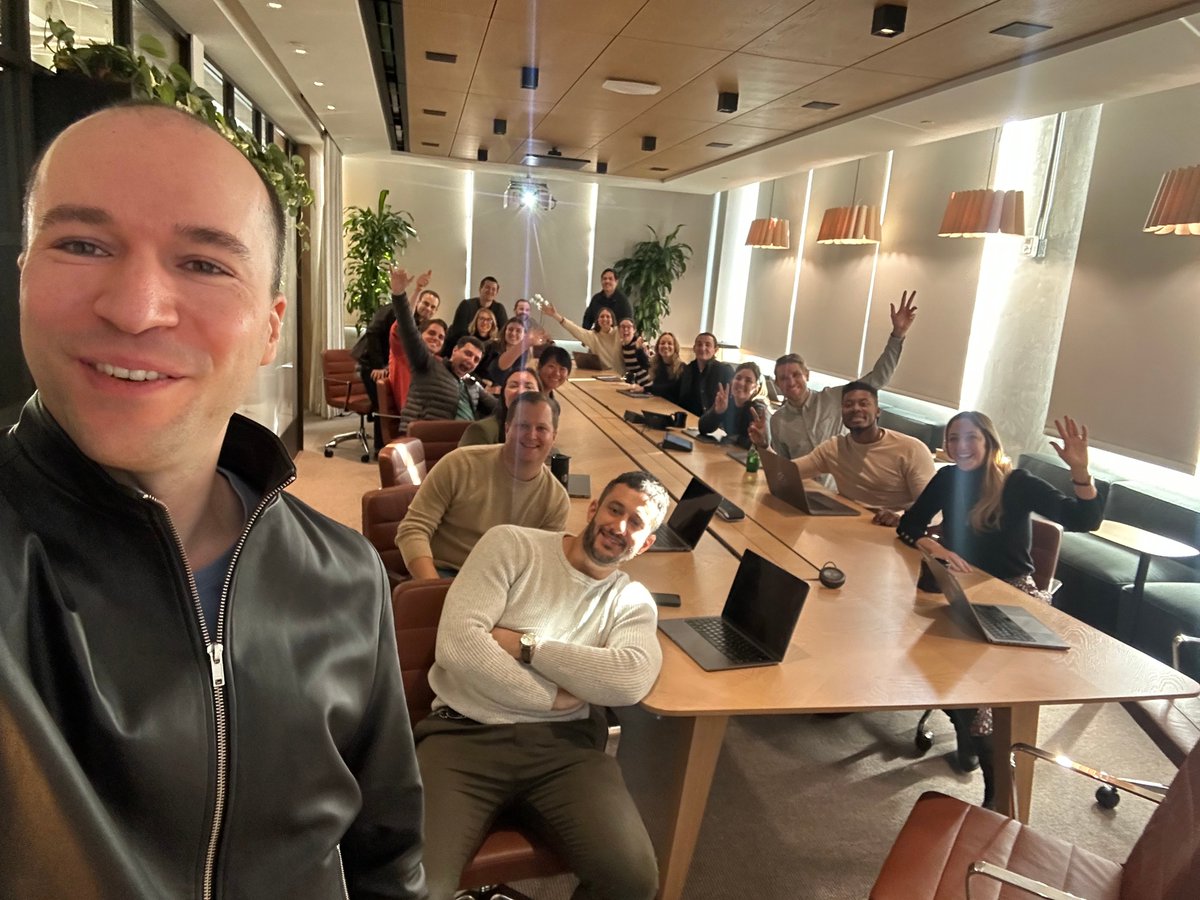 gdb's tweet photo. first meeting back, with the ChatGPT for Business team! https://t.co/DJOvjq0Ajv