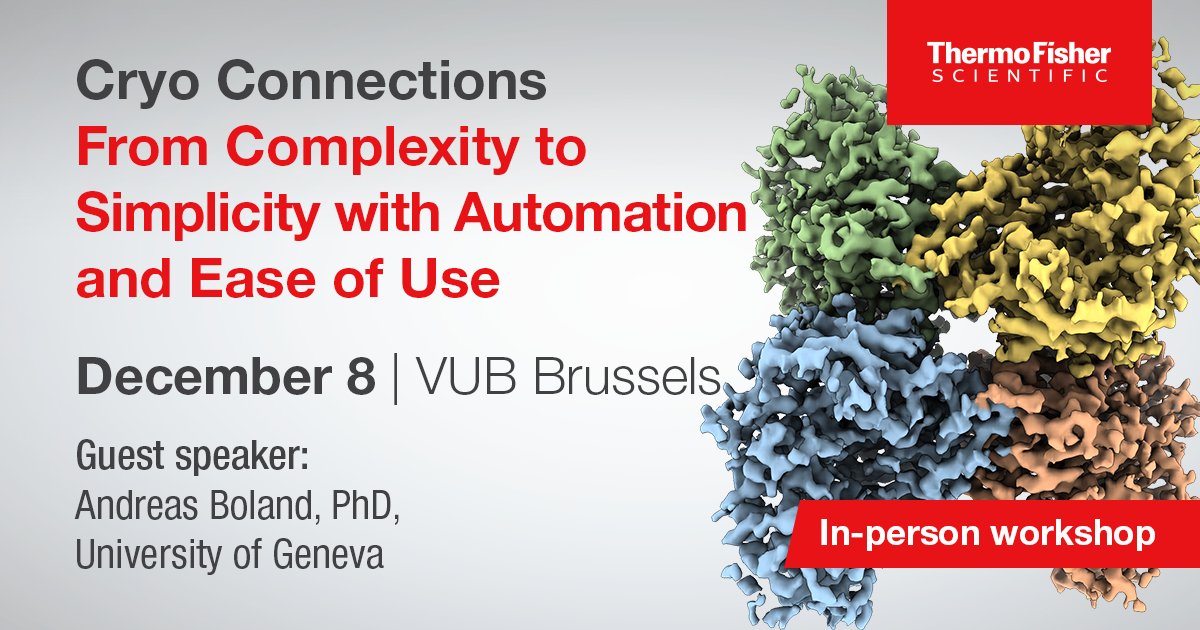 Natalia de Val (@nataliadeval1) on Twitter photo Register for an in-person #cryoEM workshop w/ <a href="/thermofisher/">Thermo Fisher</a> at <a href="/BECM_VIB/">BECM_VIB</a> on 12/8, featuring guest speaker Andreas Boland (<a href="/BolandLab_GE/">Andreas Boland</a>). We will overview the latest in single particle analysis, including a live demo of our 100kV Tundra Cryo-TEM. bit.ly/3uAs8lv Register for an in-person #cryoEM workshop w/ <a href="/thermofisher/">Thermo Fisher</a> at <a href="/BECM_VIB/">BECM_VIB</a> on 12/8, featuring guest speaker Andreas Boland (<a href="/BolandLab_GE/">Andreas Boland</a>). We will overview the latest in single particle analysis, including a live demo of our 100kV Tundra Cryo-TEM. bit.ly/3uAs8lv