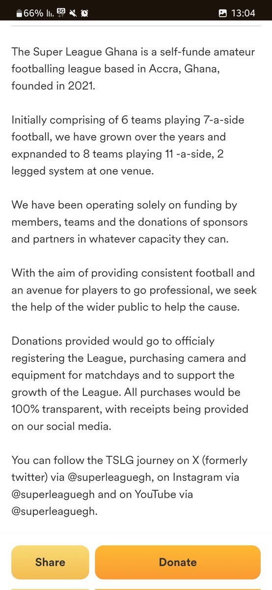 superleaguegh's tweet photo. Our #GoFundMe page is up! We are reaching out to the public for donations to help push the development of #TheSuperLeagueGh.

No donation is too small. The link to the page is in the comments below. Please RT for awareness.

#TheLeagueofChampions https://t.co/KtZQmXIUsR