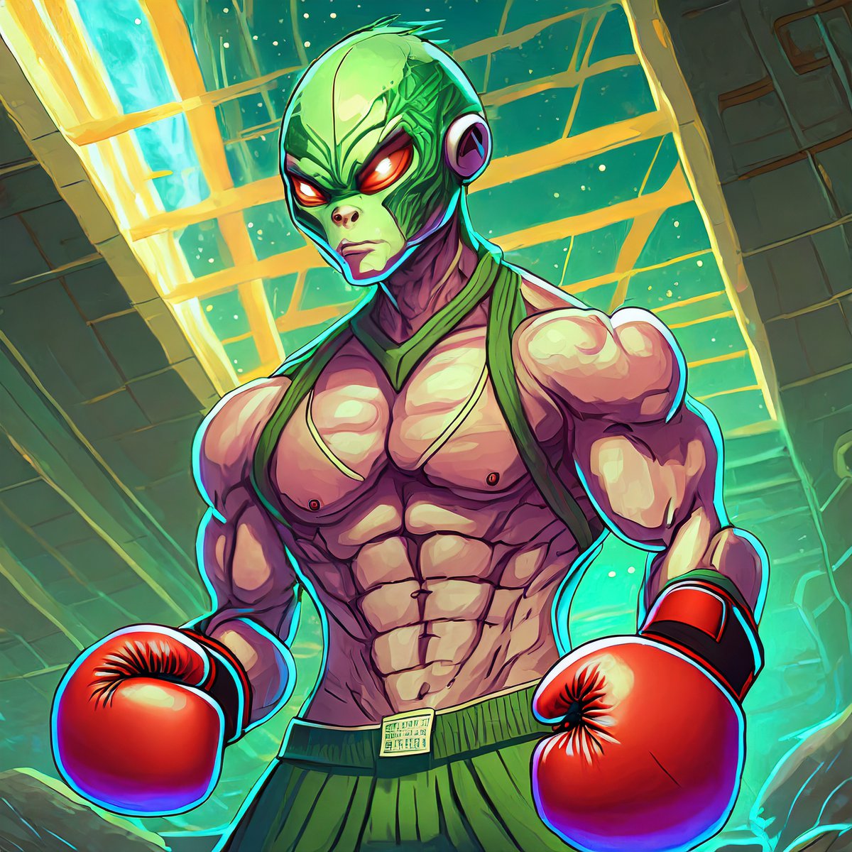 Stranger Things:
deviantart.com/ai-boxing-dude