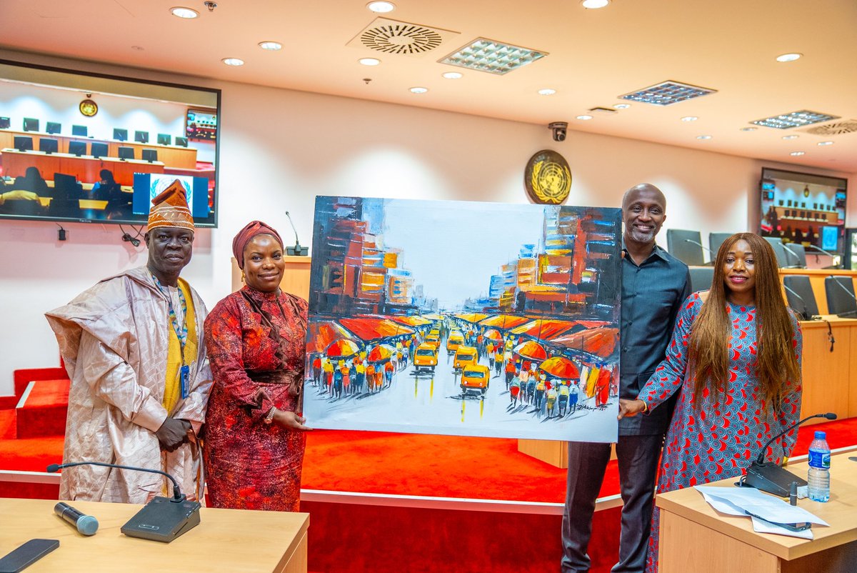 UNDPNigeria's tweet photo. Four years of visionary leadership, countless memories, and legacy!

Today we gave our outgoing RR @Mo_UNDP a heartwarming farewell with staff in Abuja! 

We cannot thank him enough for his great dedication, commitment to Nigeria in achieving its development goals. https://t.co/RAlA2jrTr5