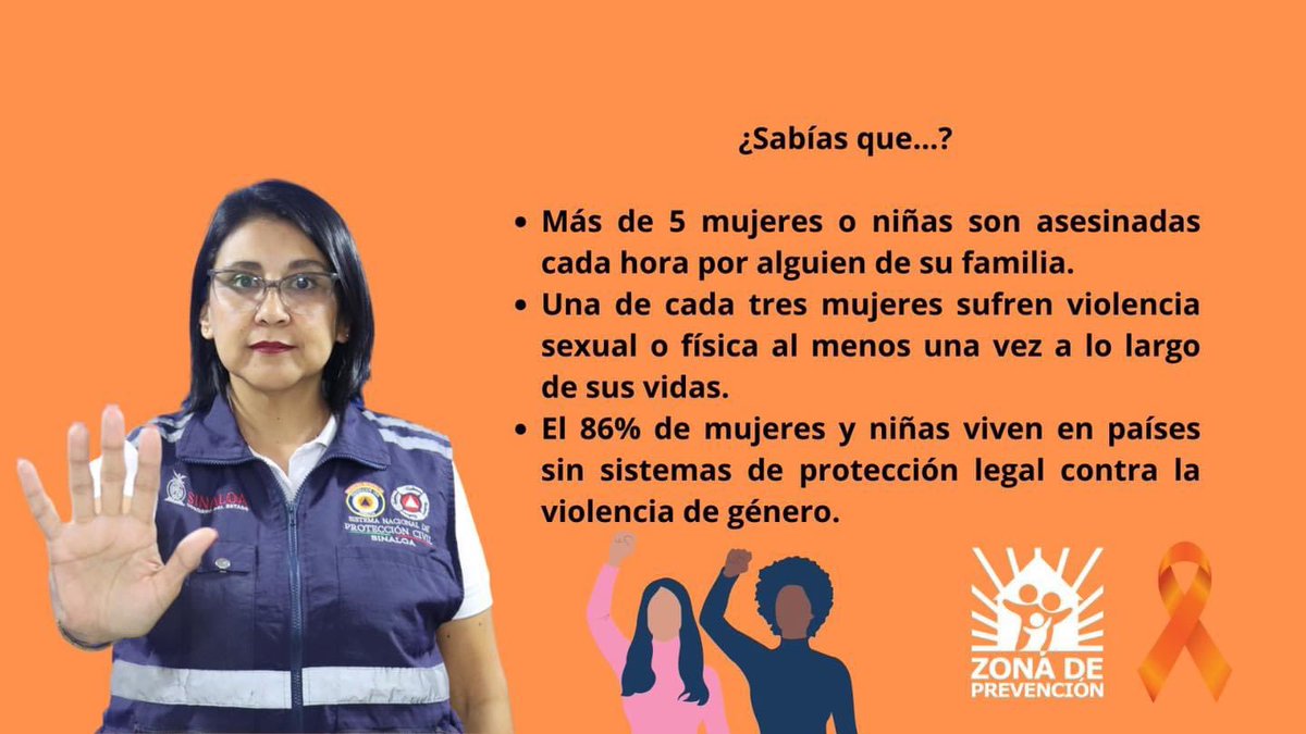 ZPrevencion's tweet photo. •Más de 5 mujeres o niñas son asesinadas cada hora por alguien de su familia.
•Una de cada tres mujeres sufren violencia sexual o física al menos una vez a lo largo de sus vidas.
•El 86% de mujeres y niñas viven en países sin sistemas de protección legal contra la violencia. https://t.co/Gf9sHoGDw8