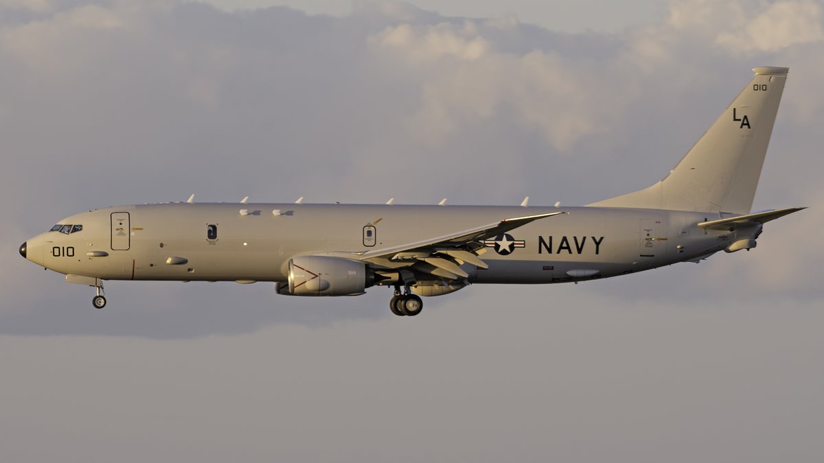 DuncanMonk's tweet photo. A few @BoeingDefense P-8A Poseidons spotted at Misawa during a two day visit to the north of Japan in October #RJSM #VP5 #VP8 #madfoxes #fightingtigers https://t.co/BCSDTrDqYc