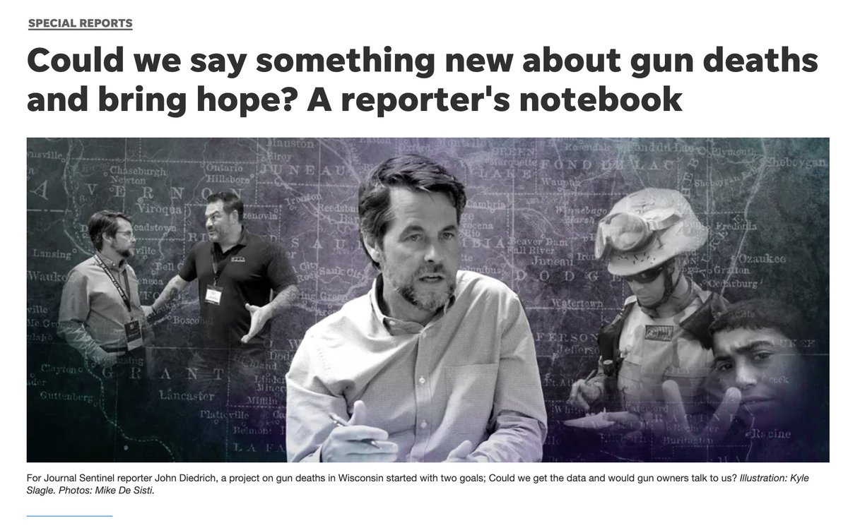 In this week's Trust Tips, we highlight a behind-the-scenes piece from @journalsentinel about reporting on gun deaths. Reporter @john_diedrich does a good job articulating the goals of the reporting while complicating the topic of gun safety. trustingnews.org/gun-reporting-…
