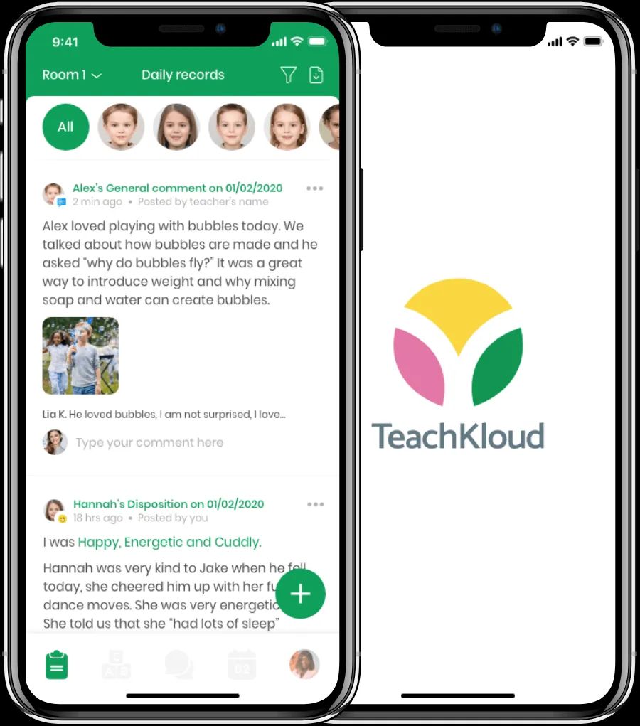 Streamline &amp; Simplify Your Childcare Setting With The TeachKloud App! Visit buff.ly/43HotPa for a free demo, call or more information #childcare #teachkloud