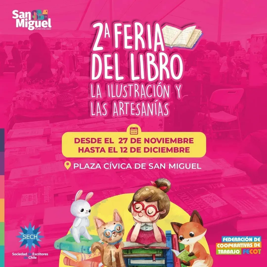 ha_riquelme's tweet photo. Desde hoy y hasta el 12 de diciembre en la Plaza Cívica de #SanMiguel

Todo el catálogo de @pasoenfalsoed https://t.co/ZhrYF9NKhR