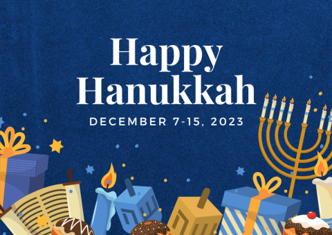 Happy Hanukkah to all who celebrate!
