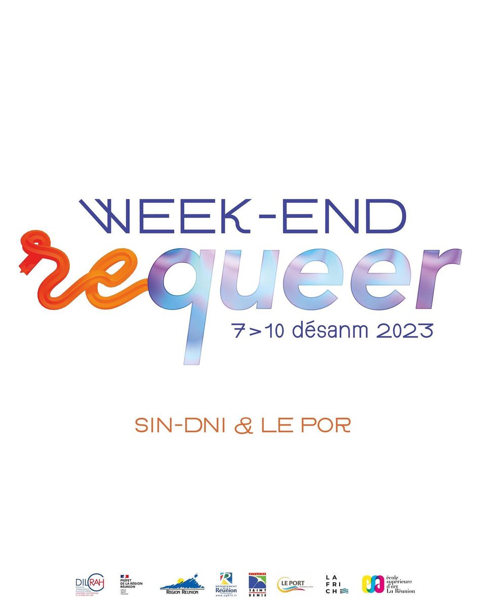 Week-end Requeer revient ! 
La prog sur requeer.re