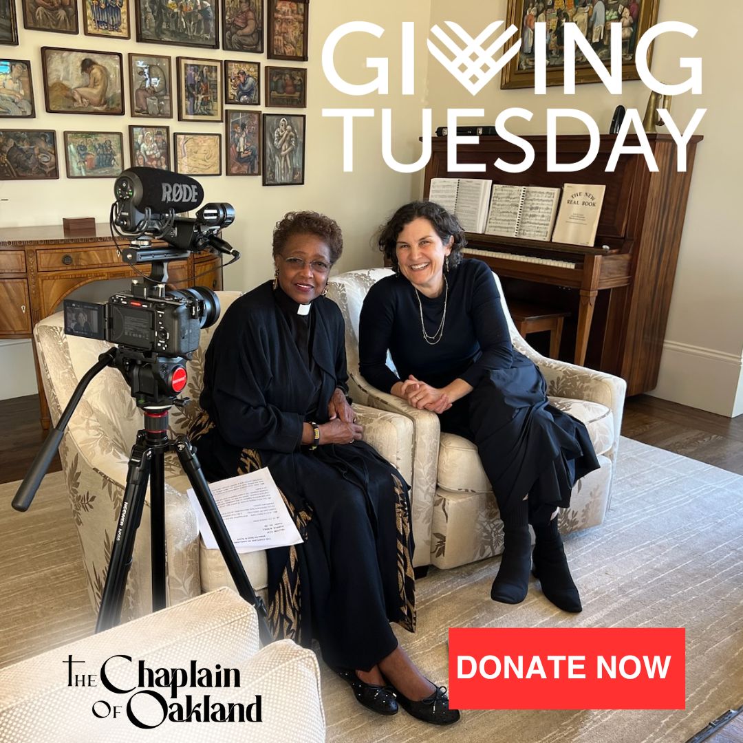 JessicaZitter's tweet image. Excited for Giving Tuesday! The Chaplain of Oakland explores the friendship between a chaplain &amp;amp; doctor working to transform how Black people are treated in our medical system. Donate today to be matched up to $20,000: ow.ly/Wmau50QbH9I 
#GivingTuesday #TheChaplainofOakland
