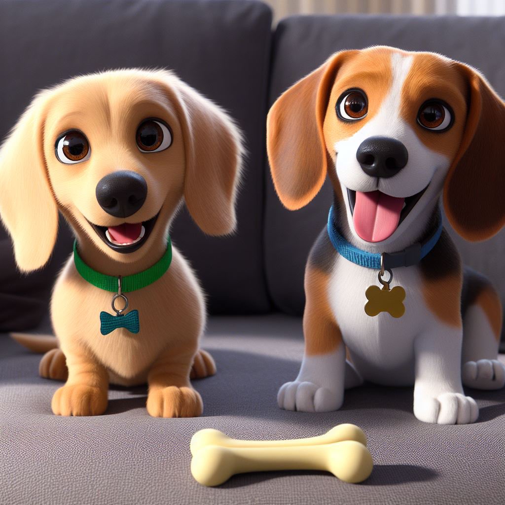 ConnAndBellaBea's tweet photo. I am all for AI if it is only used to make Pixar pics of your pets. I love Pixar Bella Bea, Connor and #Grandpup Leonard. 

#BeagleAI
#Beagle 
#PixarAI https://t.co/4qh01dc1Ae