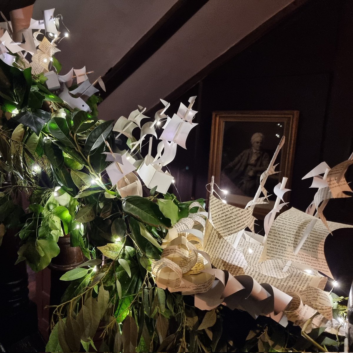 katieculture's tweet photo. I remain in absolute awe of the handmade nautical Christmas decorations at #QuebecHouse @nationaltrust. ⚓️🎄 https://t.co/sohP8MMaXr