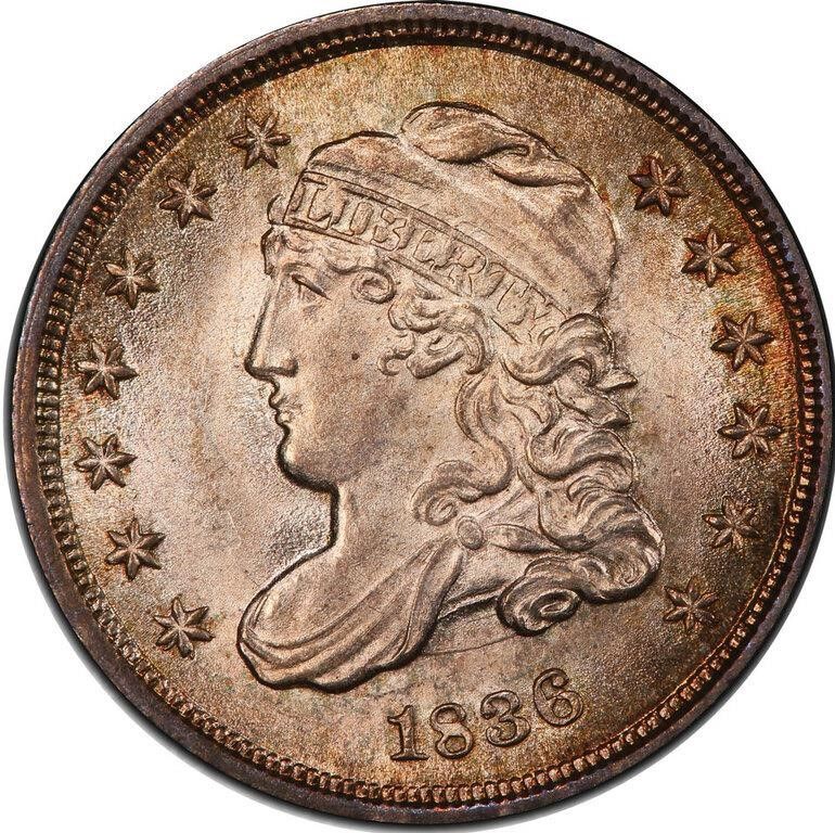 Regency Auction 62 has some fantastic picks for capped bust coinage. All are gem or better, including two that are INCREDIBLLY elusive in high grades, plus 2 wildly toned examples. Regency Auction 62 is less than 2 weeks away, place your pre-bids now! buff.ly/3R32EWJ.
