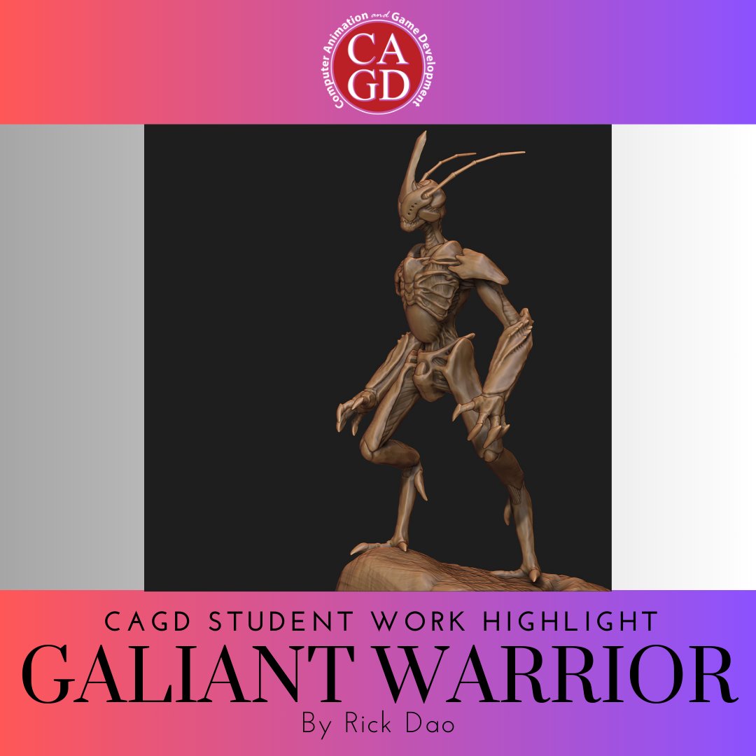 🛡️⚔️ Behold the extraordinary 'Gallant Warrior' by the brilliant Rick Dao! 🦗✨ This awe-inspiring character 3D creation. Dive into this fantastical world of creativity and skill!
#CharacterModeling #3dmodel #csuchico #CAGD