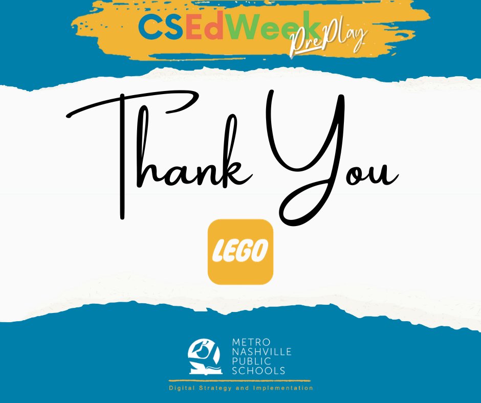 Thank you for partnering with us to make our first CSEdWeek PrePlay Event a success. Community partners are essential in helping to make us all aware of the importance of Computer Science Education.
<a href="/LEGO_Group/">LEGO</a>
<a href="/LEGO_Education/">LEGO Education</a>