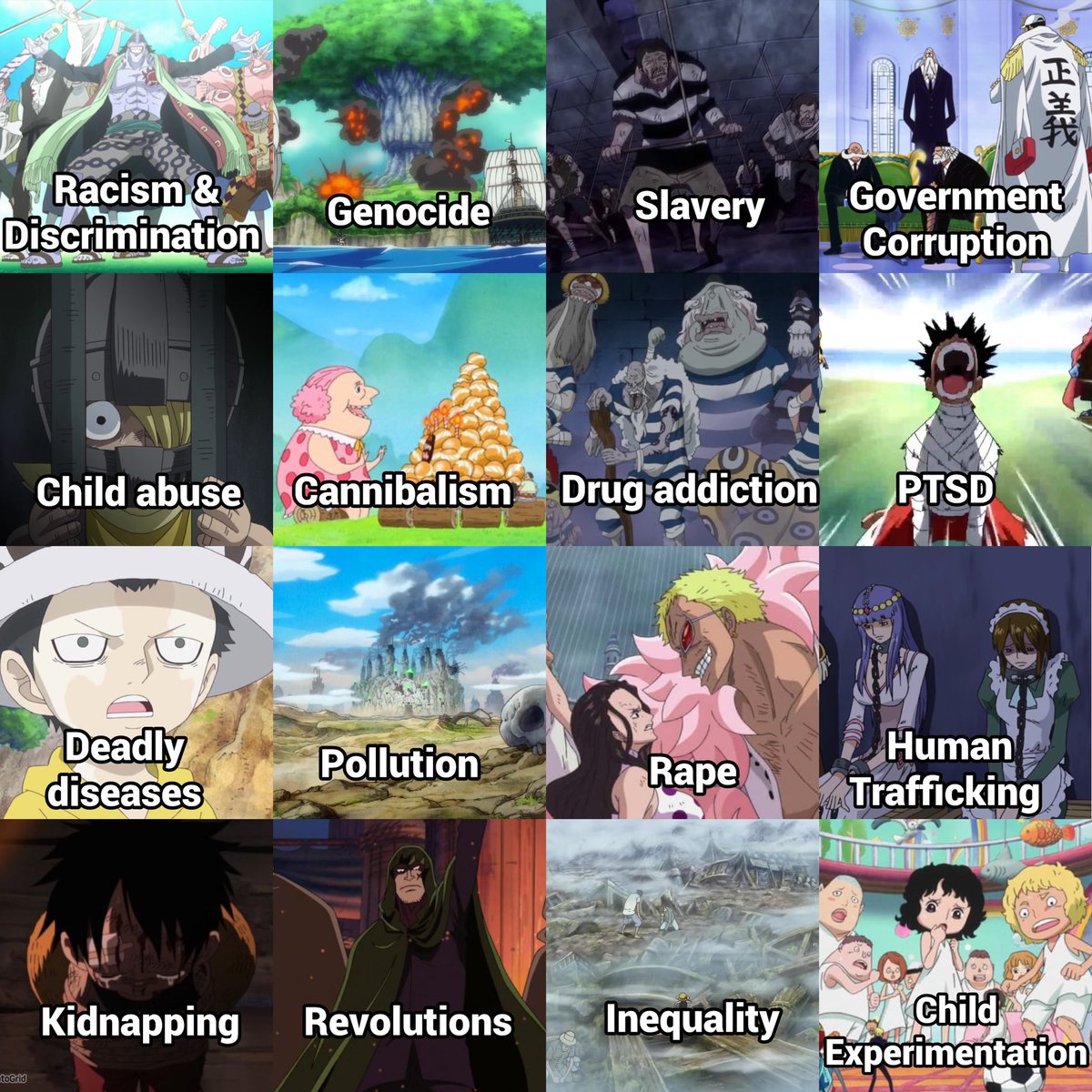 “One Piece is for kids”