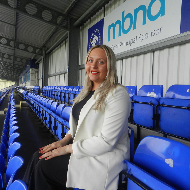 ChesterFC's tweet photo. 🔵 Chester Football Club can today announce that General Manager, Georgina Slawinski, is to leave the position next week.

Read more below. ⤵️