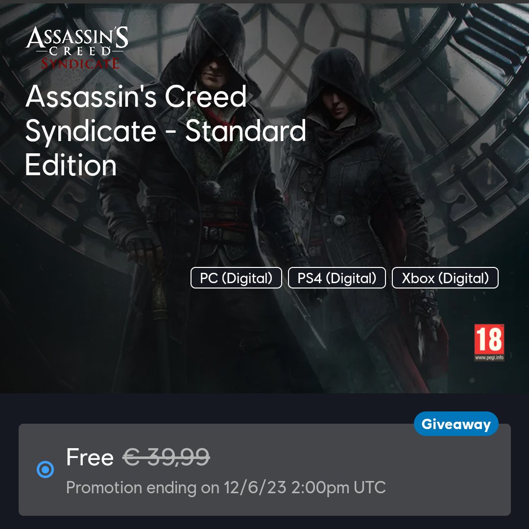 Assassin's Creed Syndicate Available For Free: How To Claim