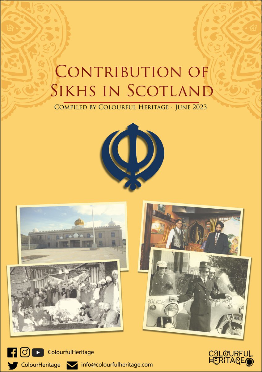 Wishing the Sikh community in Scotland and UK a Happy Gurpurab! They have made a huge contribution to Scotland. Find out more about the 1st Gurdwara and some notable Sikhs past & present in our new FREE digital info booklet: colourfulheritage.com/projects/schoo… @PamGosalMSP @GlasgowGurdwara