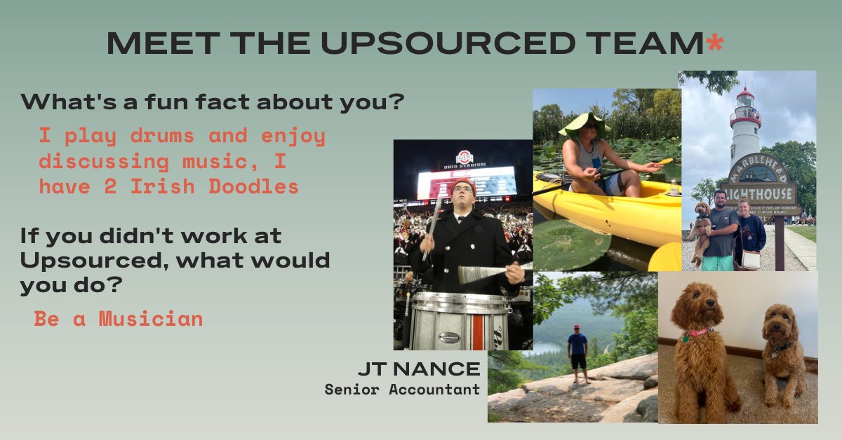 Not only was JT a member of TBDBITL, he's also a part of the best financial service team for creative agencies (;

#meettheteam #finance #accounting #upsourced