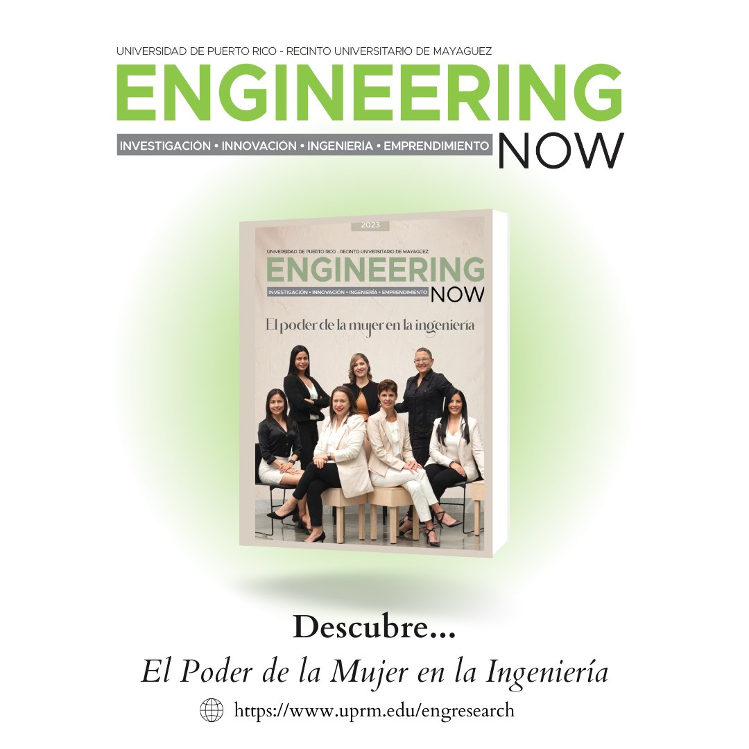 uprm's tweet photo. ¡Descubre la tercera edición de Engineering Now en 2023: 'El poder de la mujer en la Ingeniería'! Accede el enlace para leer:
https://t.co/PnCXaSfCr1
#EngineeringNow #UPRMengineering @EngineeringUPRM @RullanAgustin @UPR_Oficial @bienvenidovelez https://t.co/m676LHBaCT