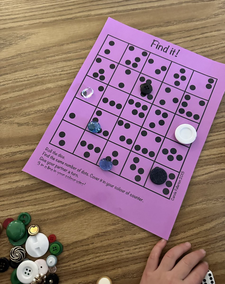 BPSHawksK's tweet photo. Kinders are learning a variety of math games to practice counting and subitizing.#BPSHawksK #BPSHawksLearn https://t.co/bVsJ4Ttdnj