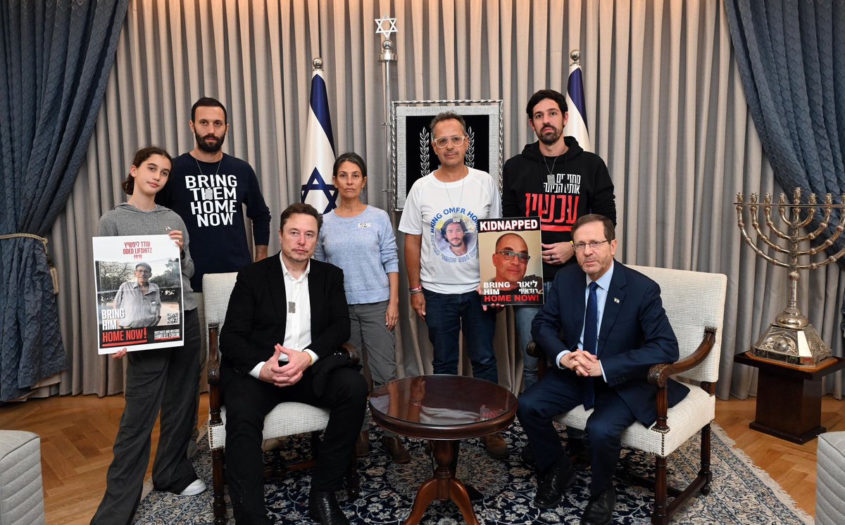 Elon Musk was taken to Israel by force and threats.

Zionist lobbies intimidated him with advertising revenues and the weapon of Antisemitism.

What Zionists do is first declare someone an anti-Semite and then force them to support their interests.

It’s a manipulative tactic to