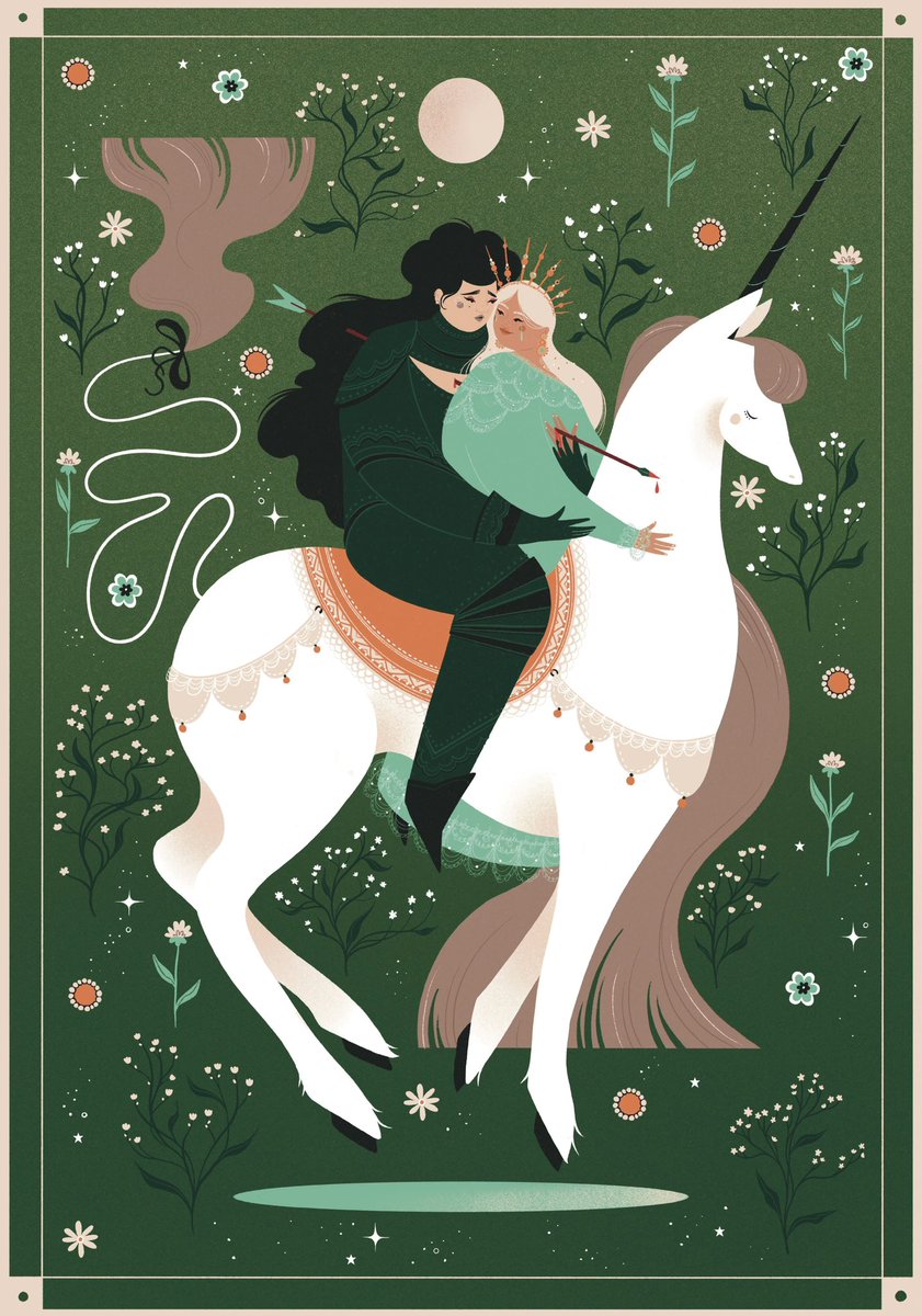 New print! “Lovers” and a few other new (and old) prints are available to buy just in time for the holidays including a little set of Christmas cards. I hope you like this one though, it might be one of my favourites. 

tara-obrien-jh5d.squarespace.com/shop

#illustration #fantasy #unicorn
